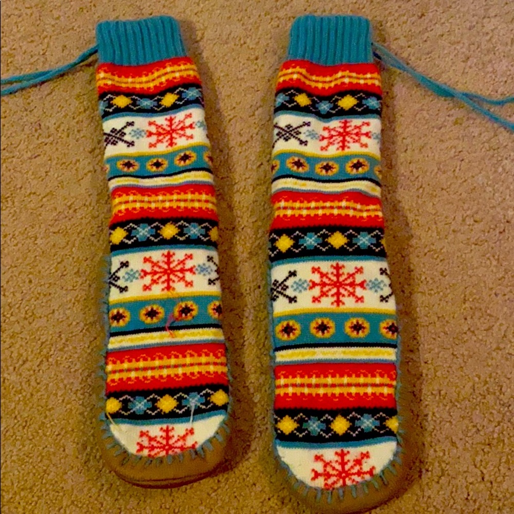 Fuzzy socks/boots